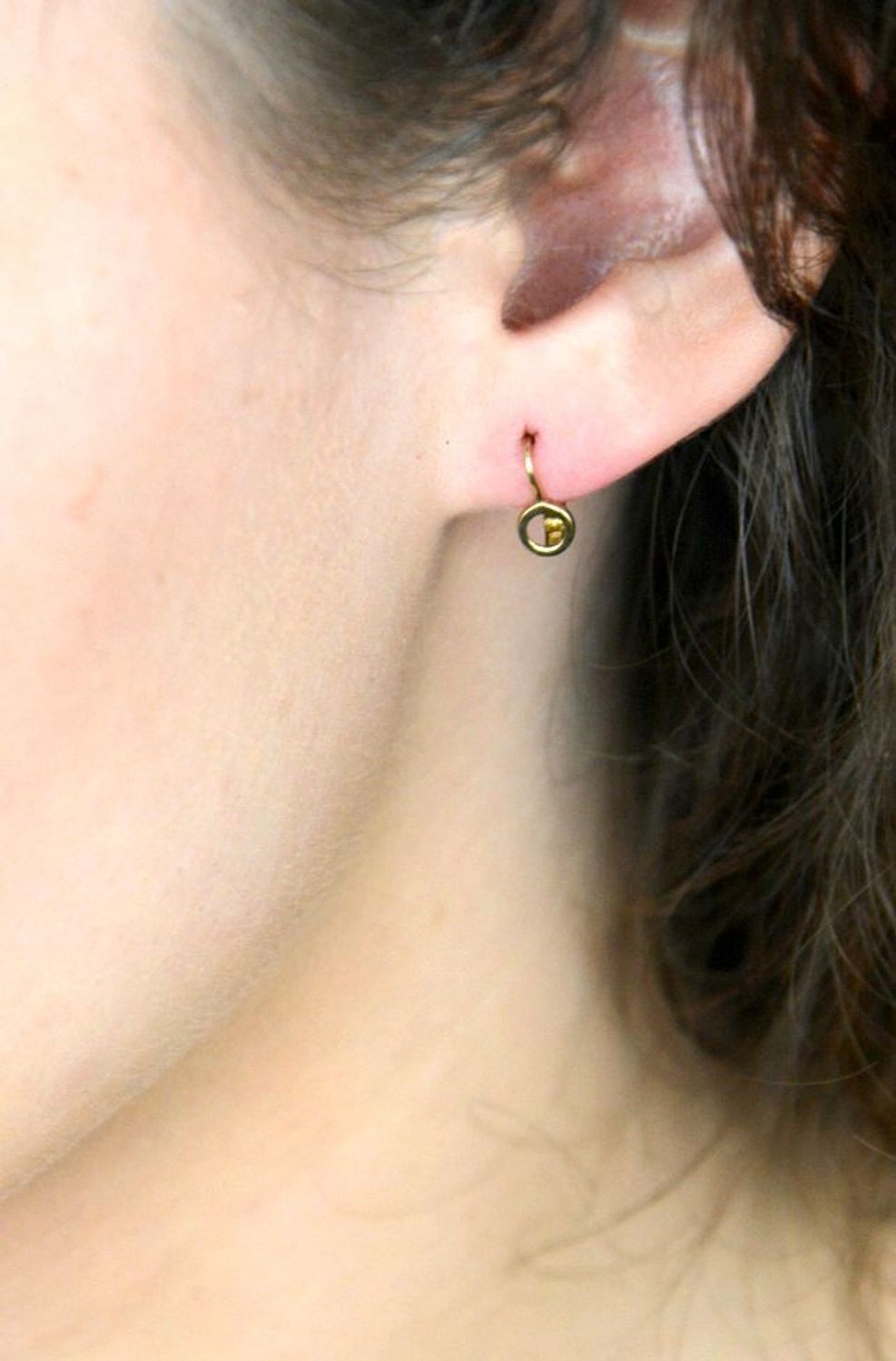 Kolczyki złote zapięcie ang. kółeczko otwarte pr 333, KL 6608 333.jpg